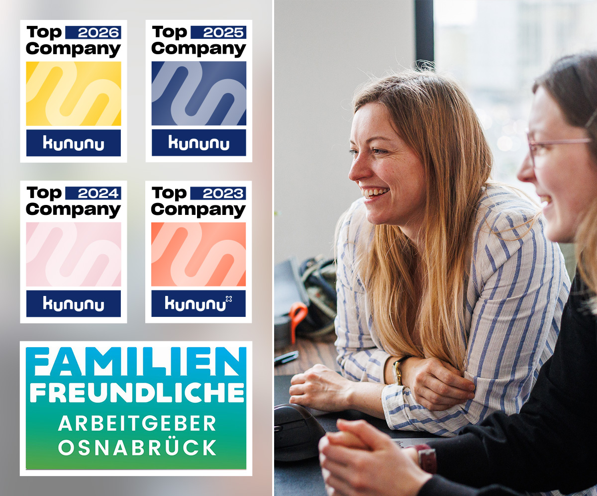 Auszeichnungen als familienfreundlicher Top Arbeitgeber in Osnabrück