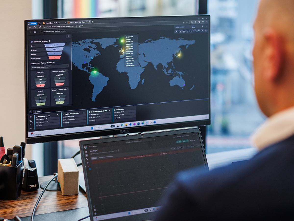 Darktrace im Einsatz als autonomes und nis2-konformes Cyber Sicherheits Tool